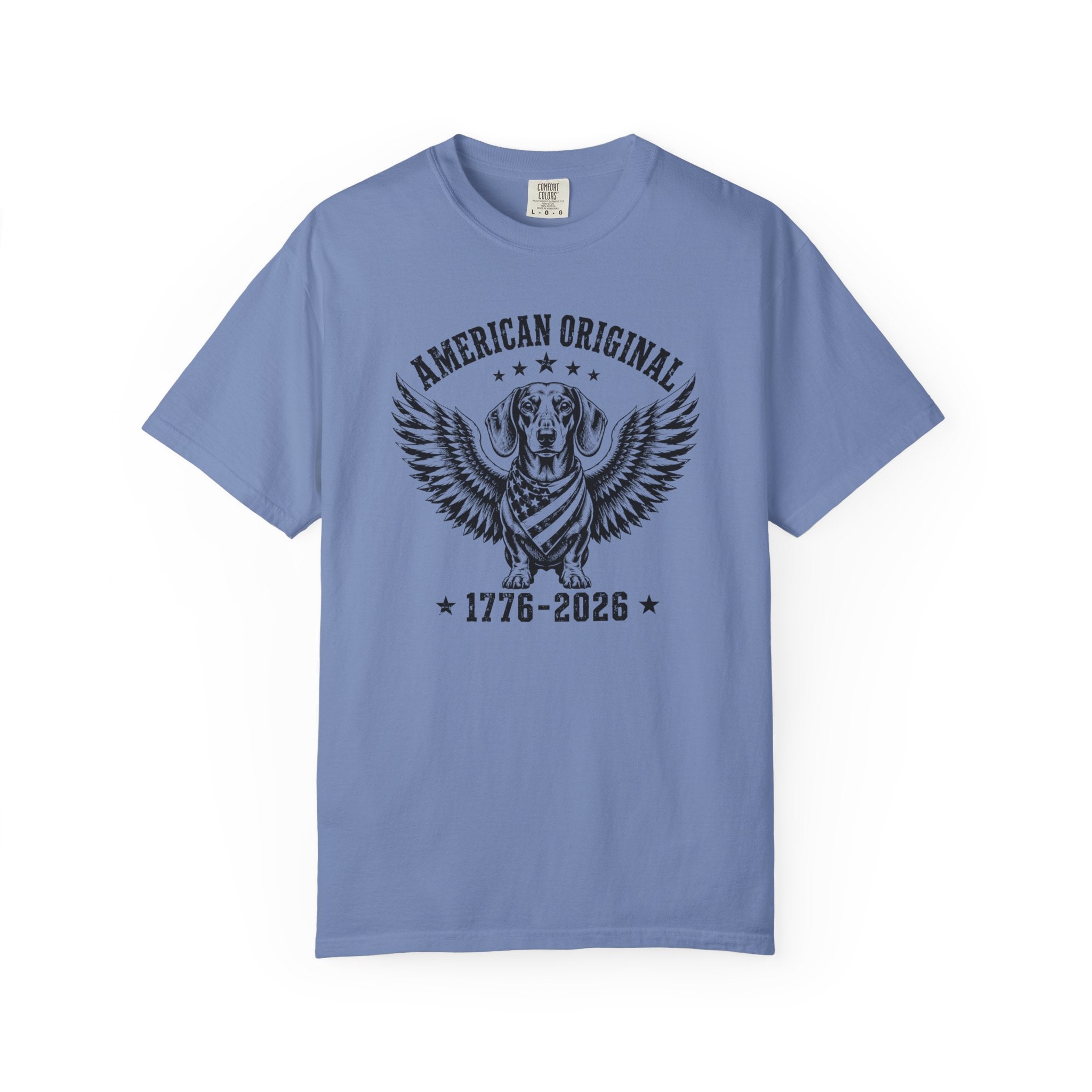 American Original — Dachshund Eagle Wings Patriotic T-Shirt | 250th Anniversary