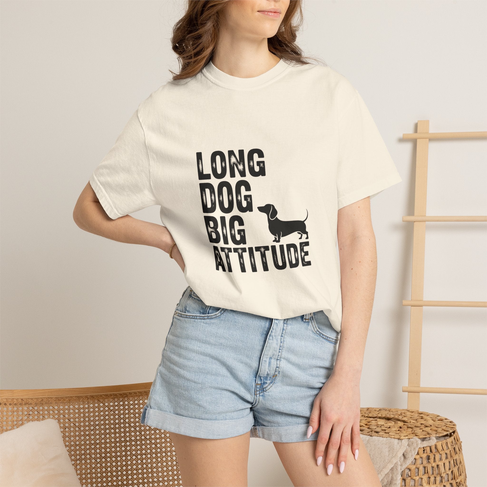 Long Dog Big Attitude - Doxie League Tee