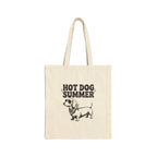 Hot Dog Summer — Funny Dachshund Canvas Tote Bag | Doxie League