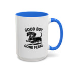 Good Boy Gone Feral — Funny Dachshund Coffee Mug | Doxie League
