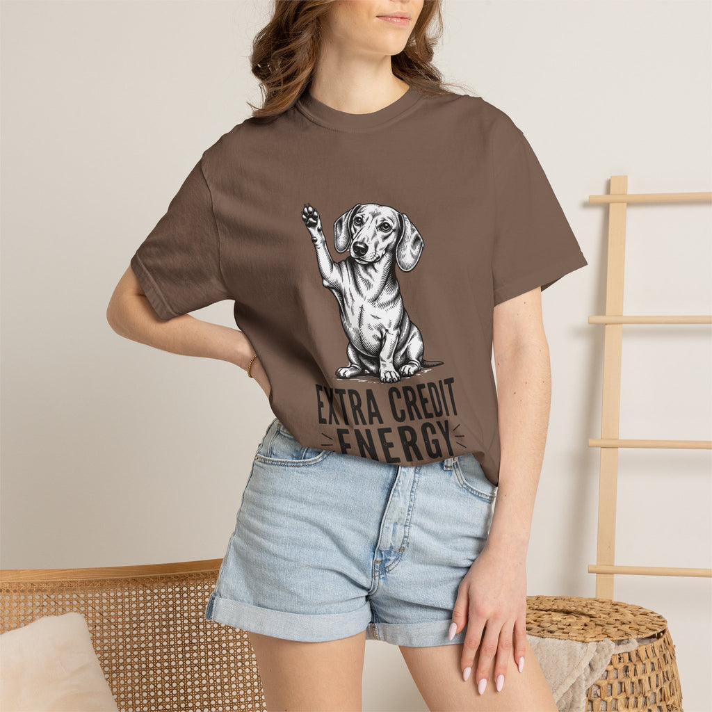 Extra Credit Energy Dachshund Shirt — The Educational Series