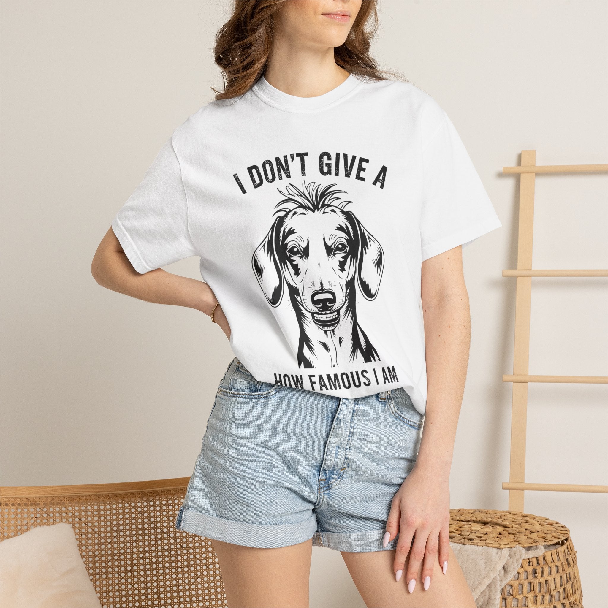 I Don't Give..How Famous - Doxie League Tee