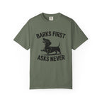 Barks First - Doxie League Tee