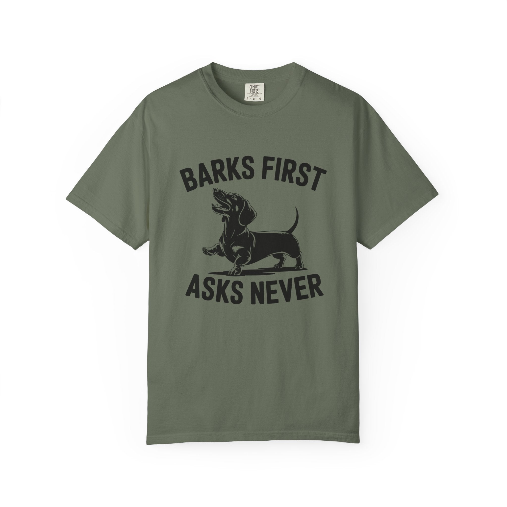 Barks First - Doxie League Tee