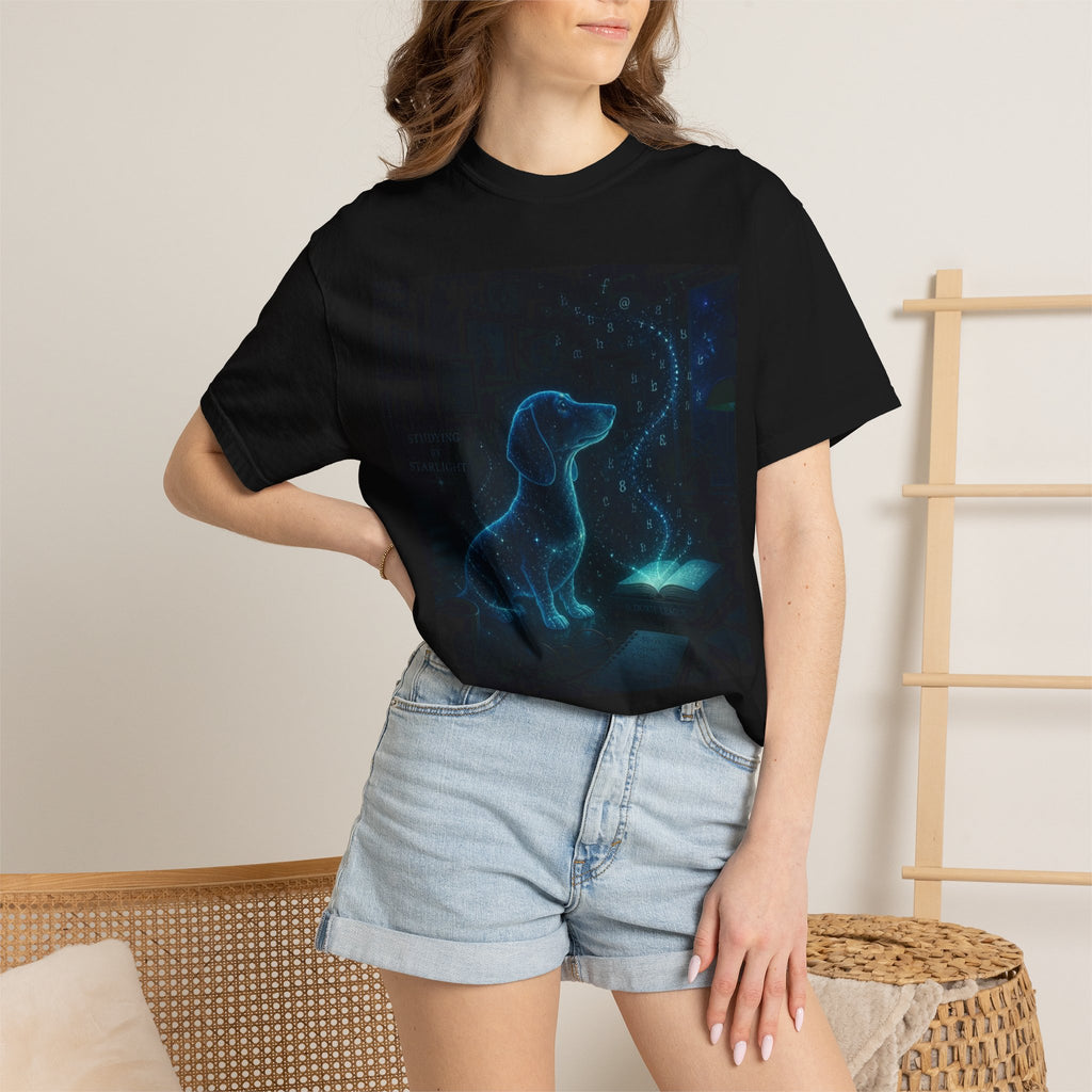 Studying by Starlight Dachshund Shirt — The Educational Series
