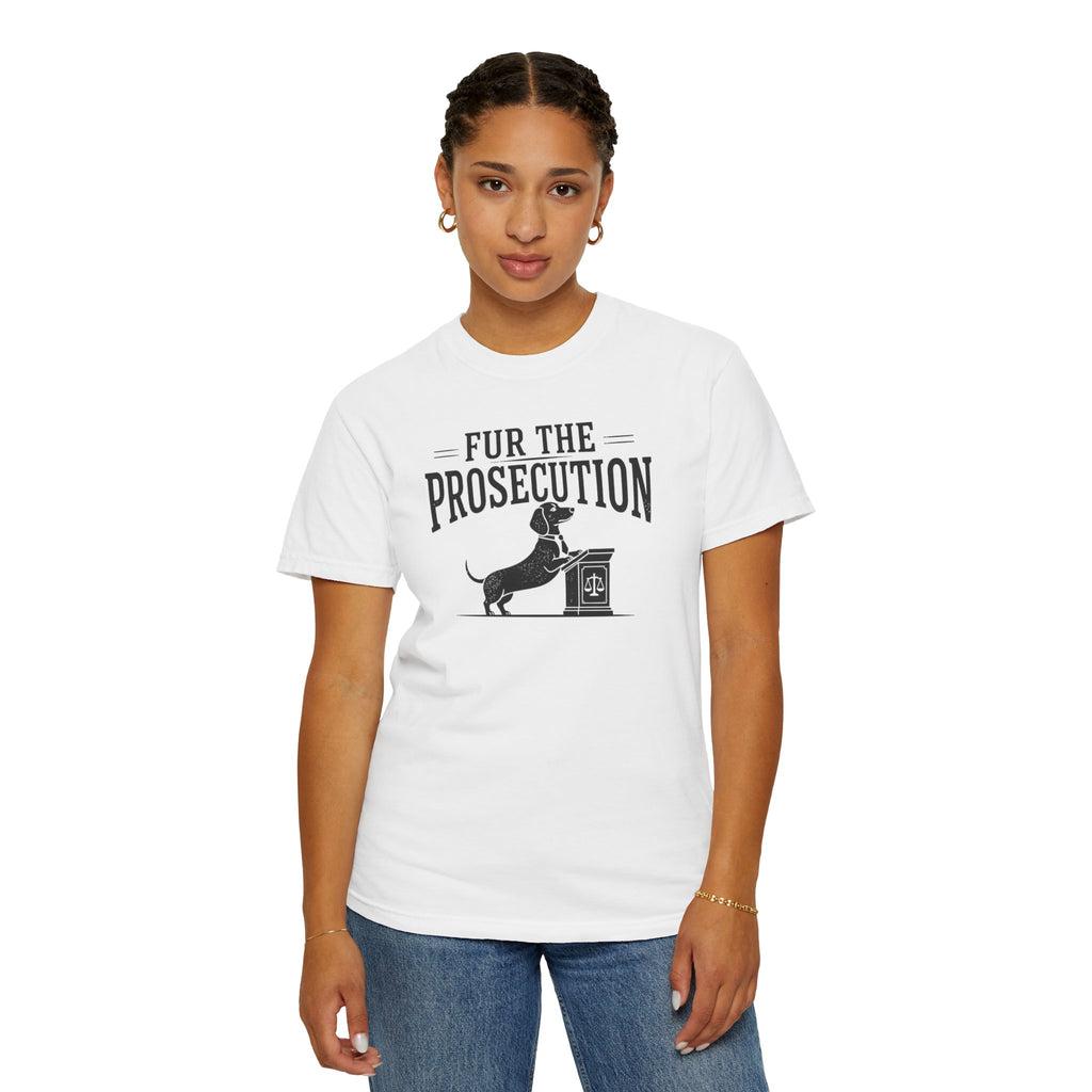 Fur The Prosecution Dachshund Shirt — The Legal Series