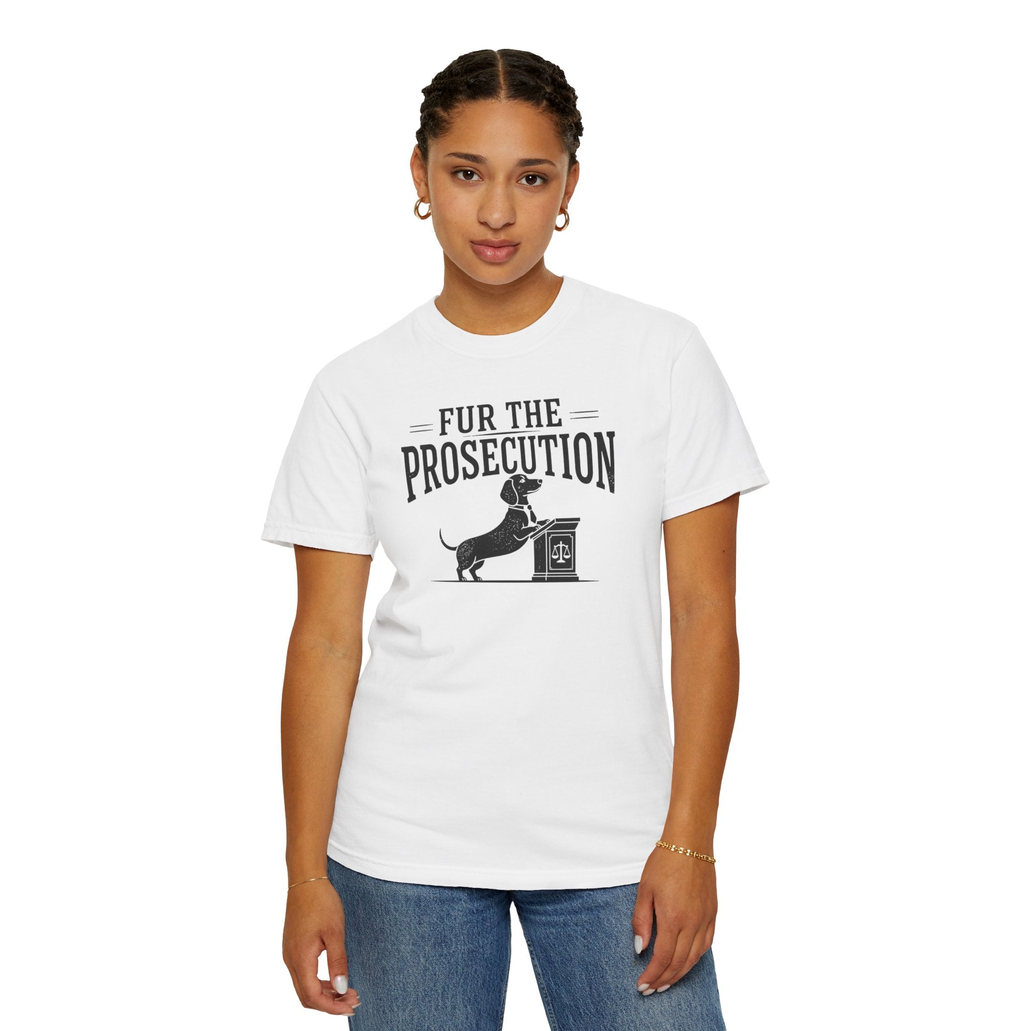 Fur The Prosecution Dachshund Shirt — The Legal Series
