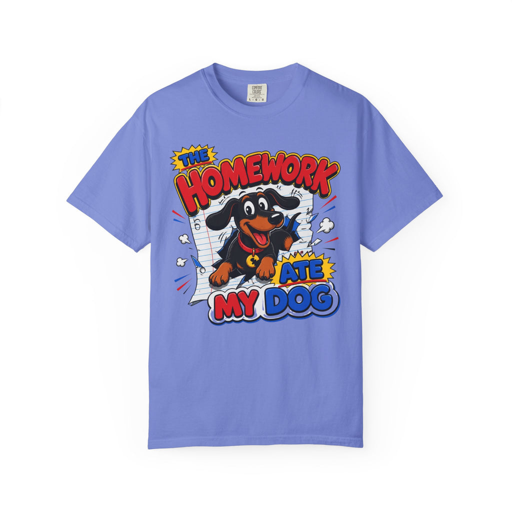 Homework Ate My Dog Dachshund Shirt — The Educational Series