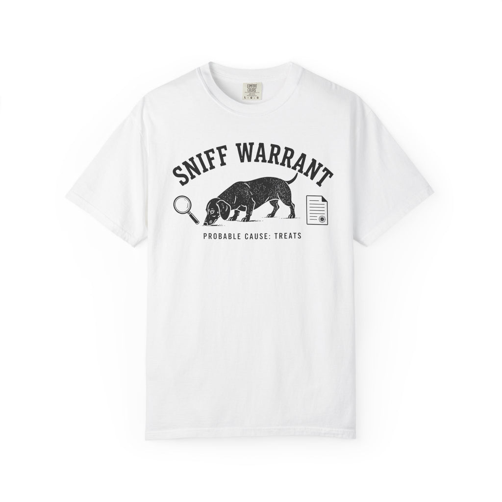 Sniff Warrant Dachshund Shirt — The Legal Series