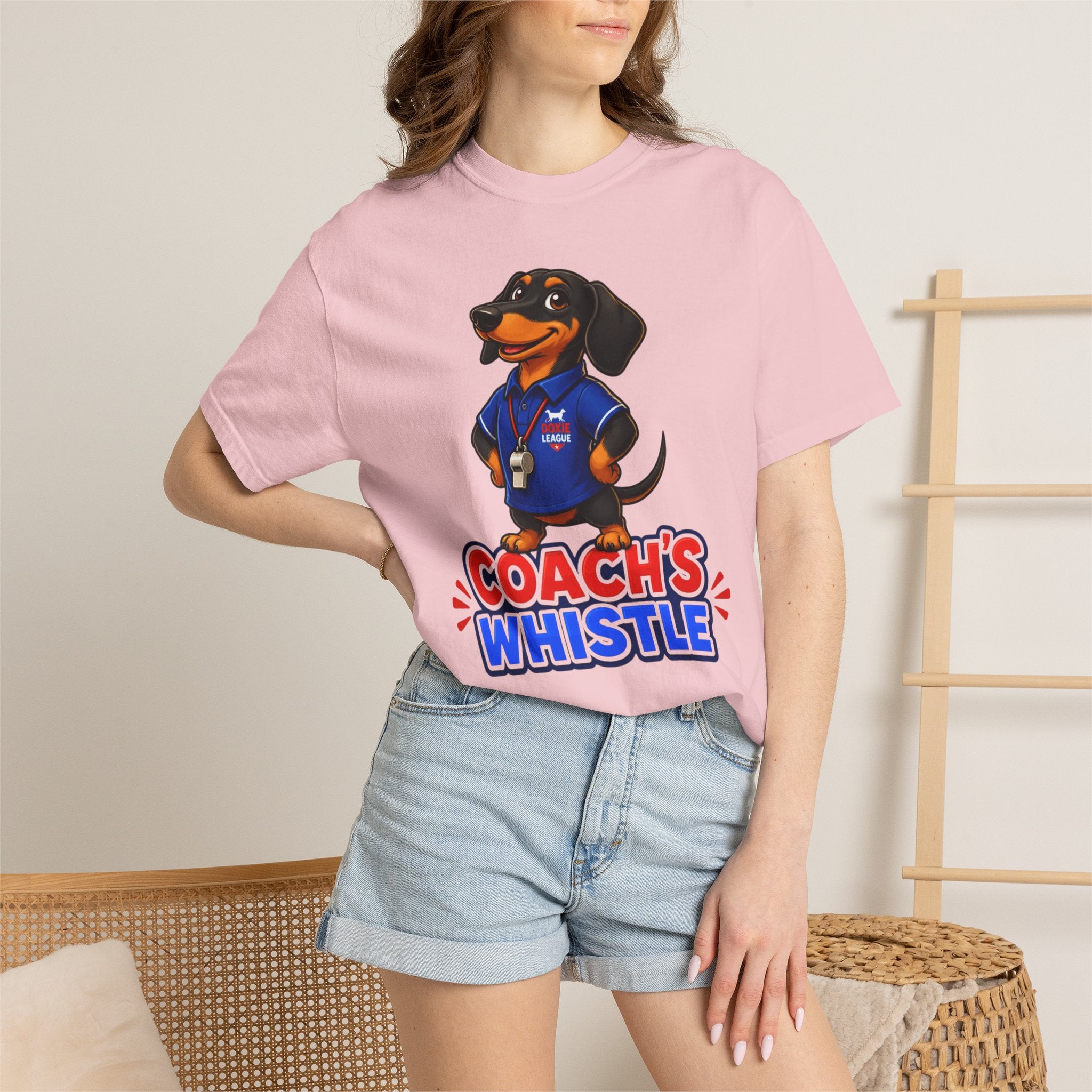 Coach's Whistle Dachshund Shirt — The Educational Series