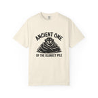 Ancient One of the Blanket Pile dachshund t-shirt — wiener dog burrow humor tee by Doxie League