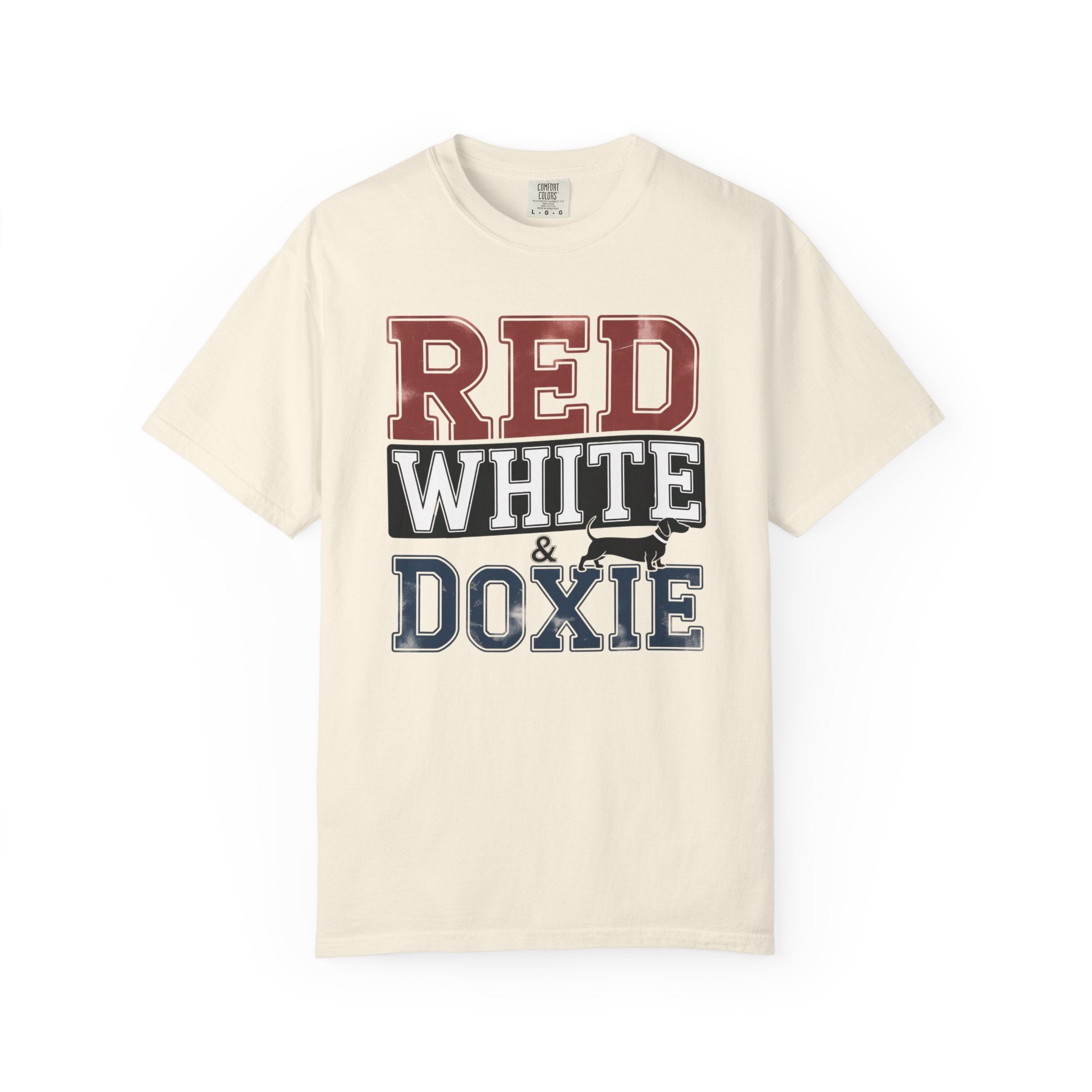 Red White & Doxie - Doxie League Tee