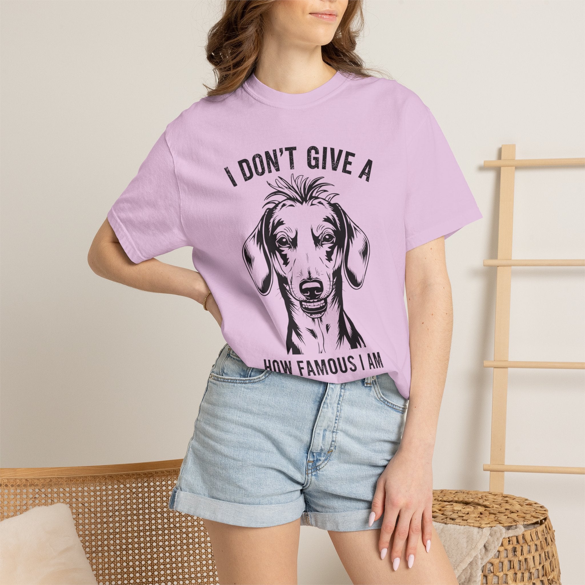 I Don't Give..How Famous - Doxie League Tee