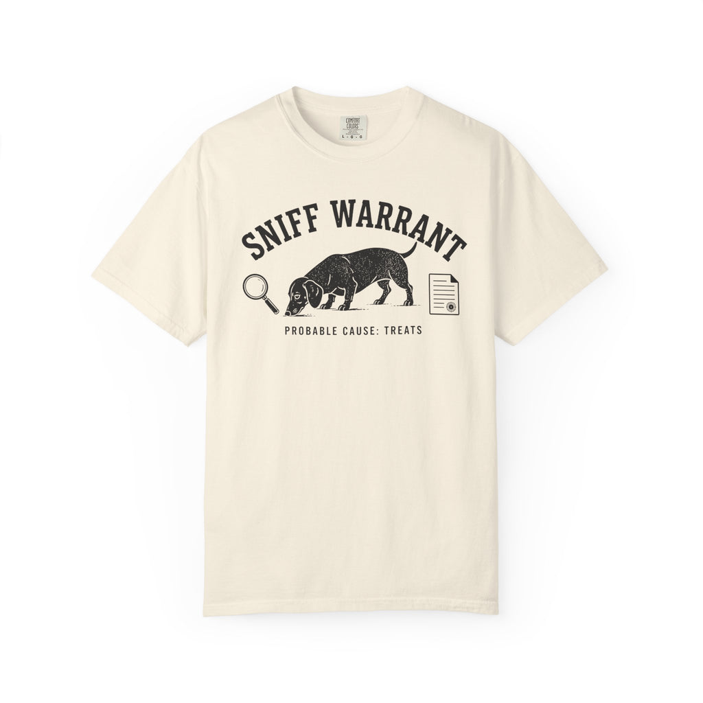 Sniff Warrant Dachshund Shirt — The Legal Series