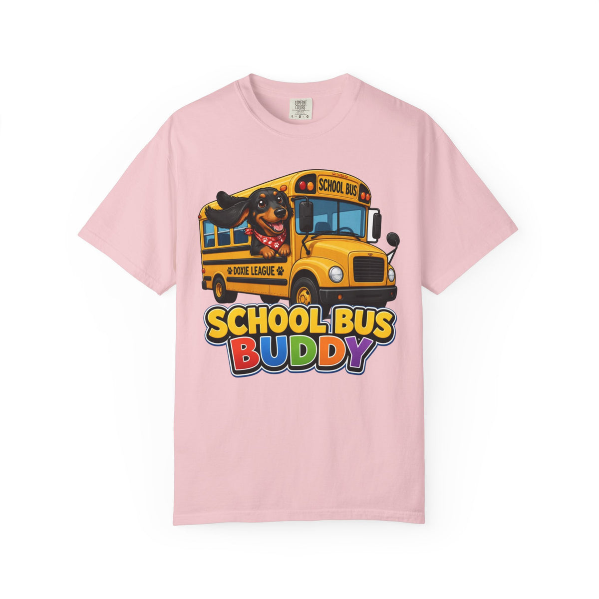 School Bus Buddy Dachshund Shirt — The Educational Series