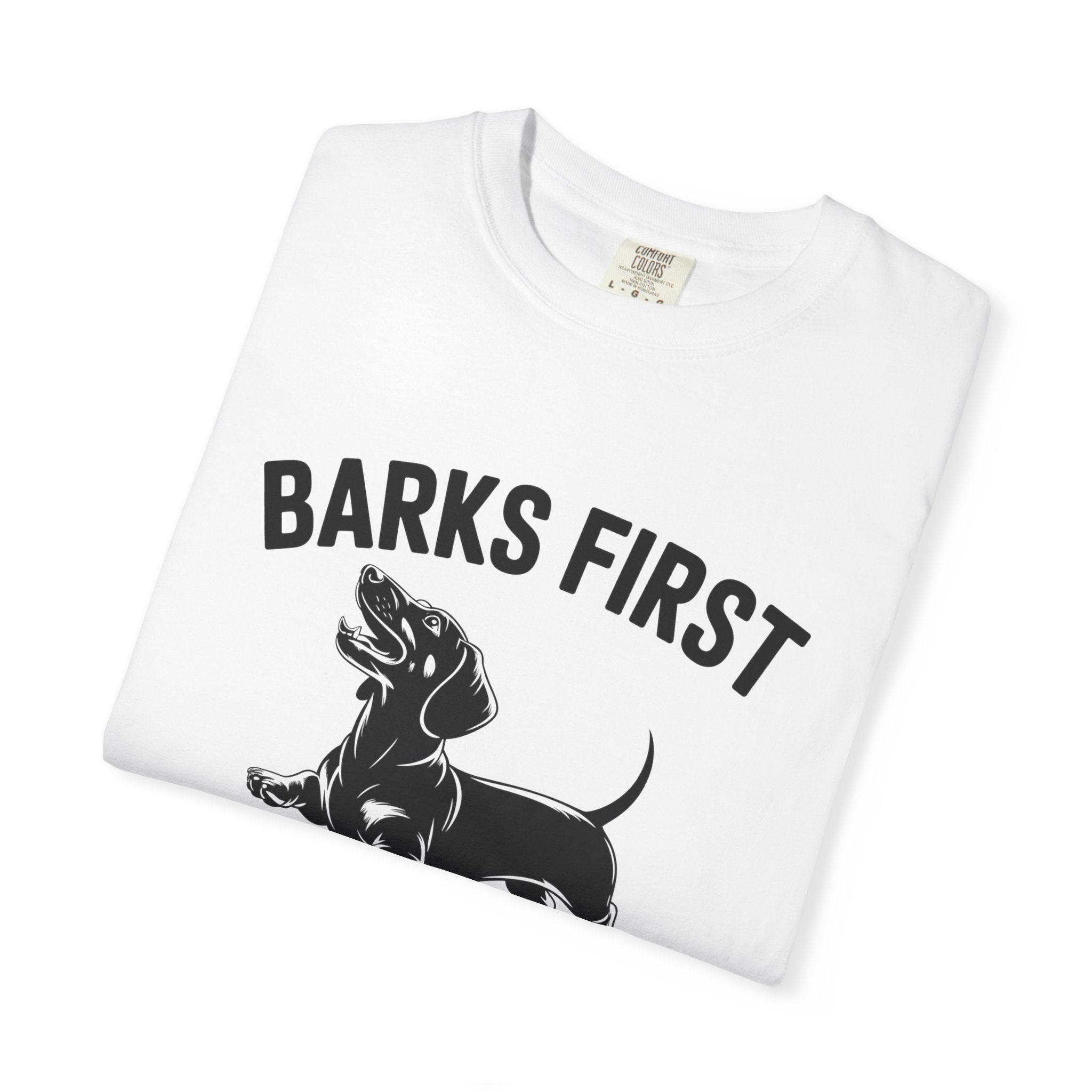 Barks First - Doxie League Tee