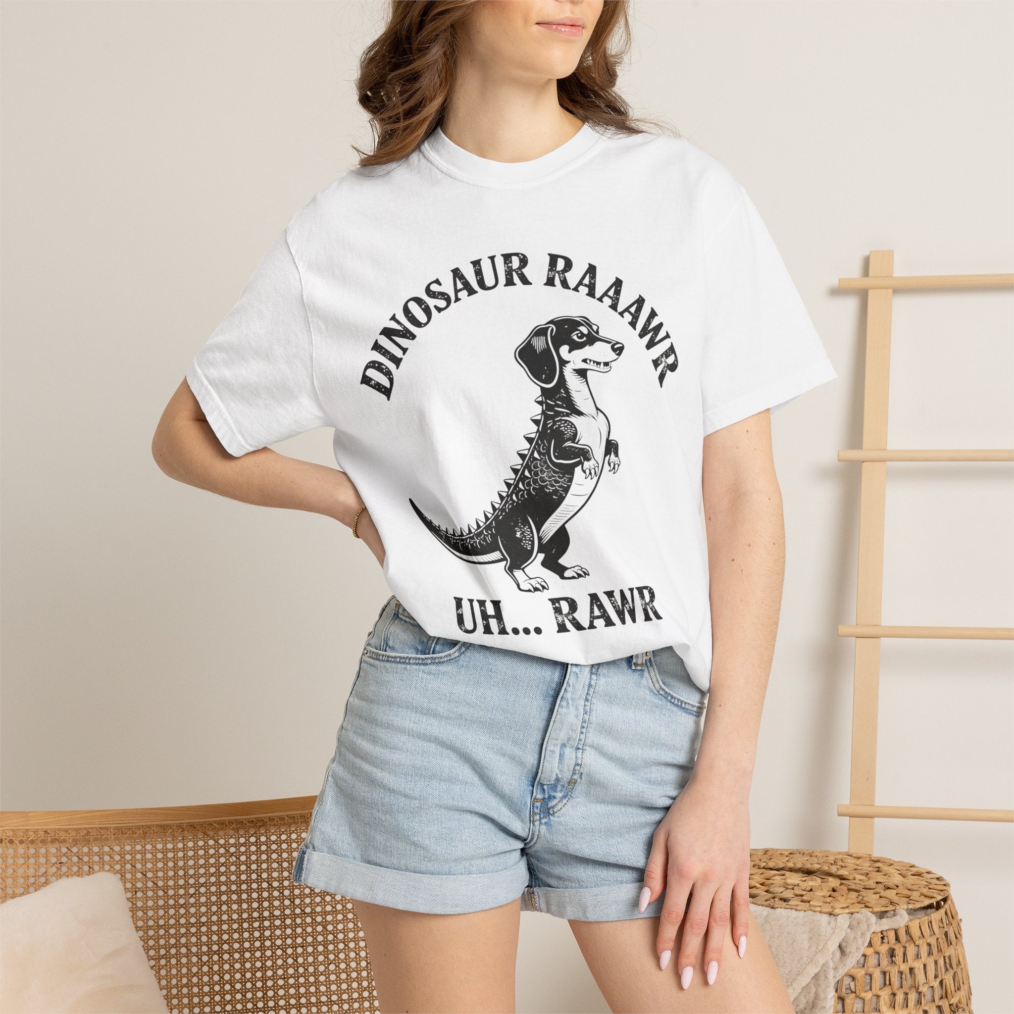 Dinosaur Rawr - Doxie League Tee