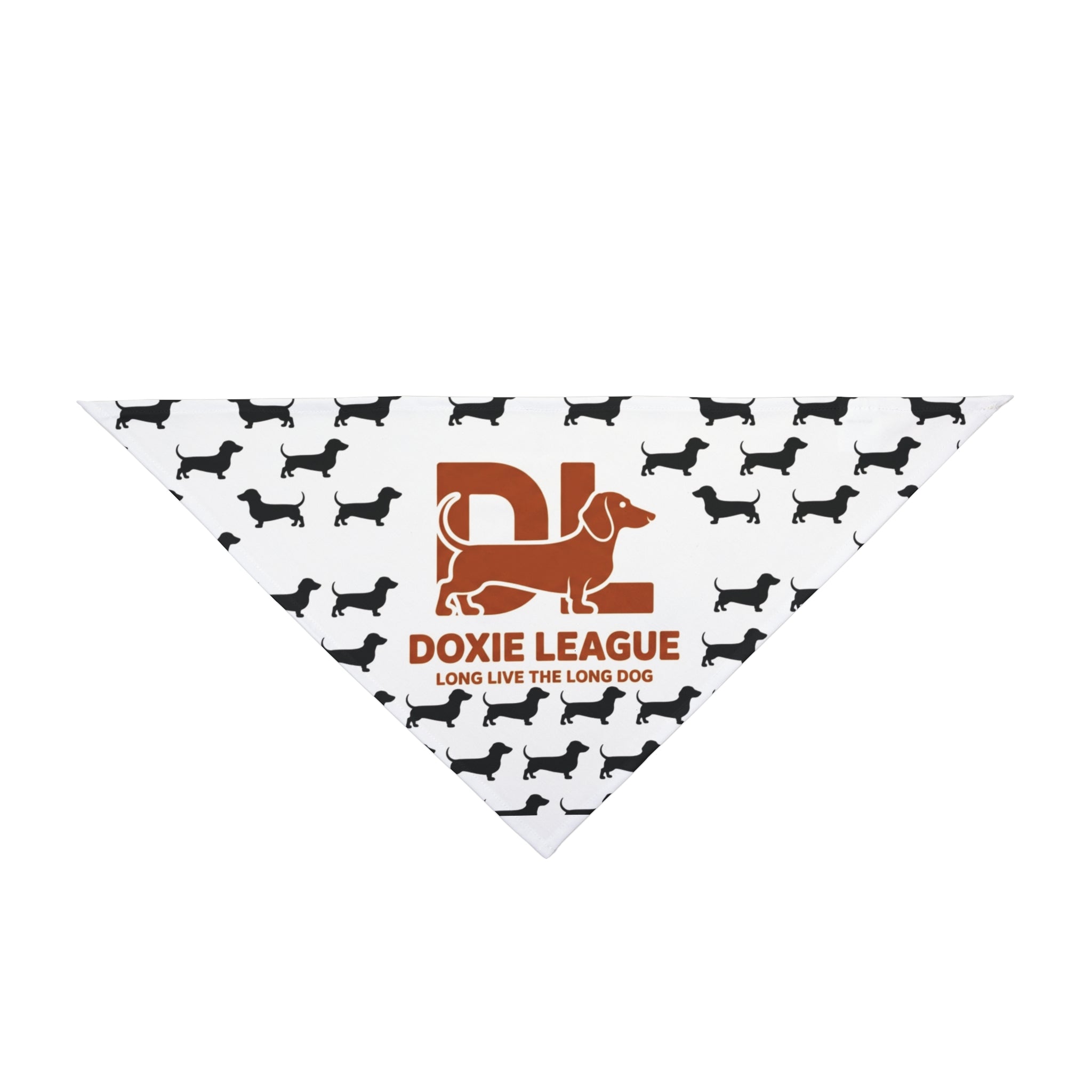 Doxie League Dog Bandana | Dachshund Print |  Long Live the Long Dog