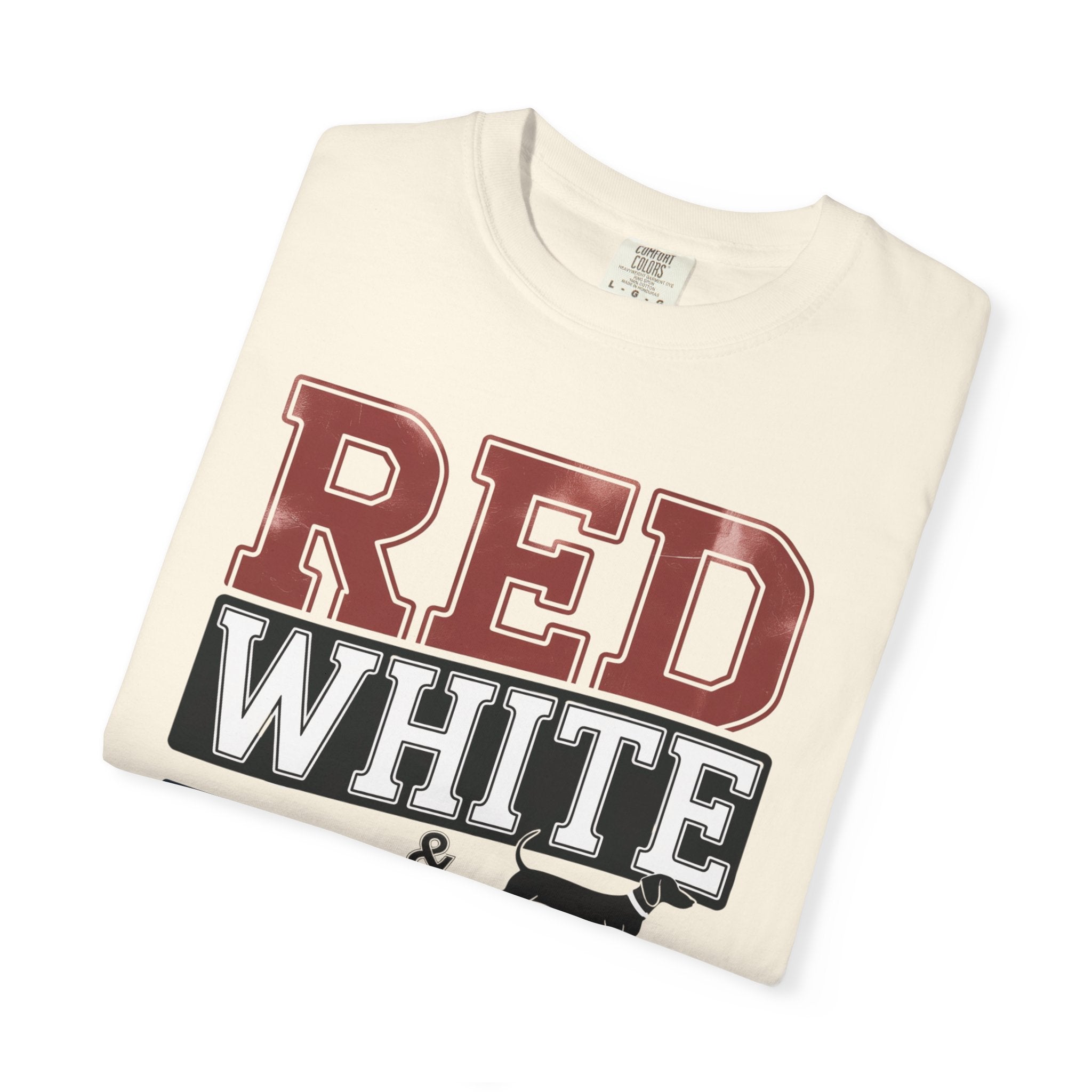 Red White & Doxie - Doxie League Tee