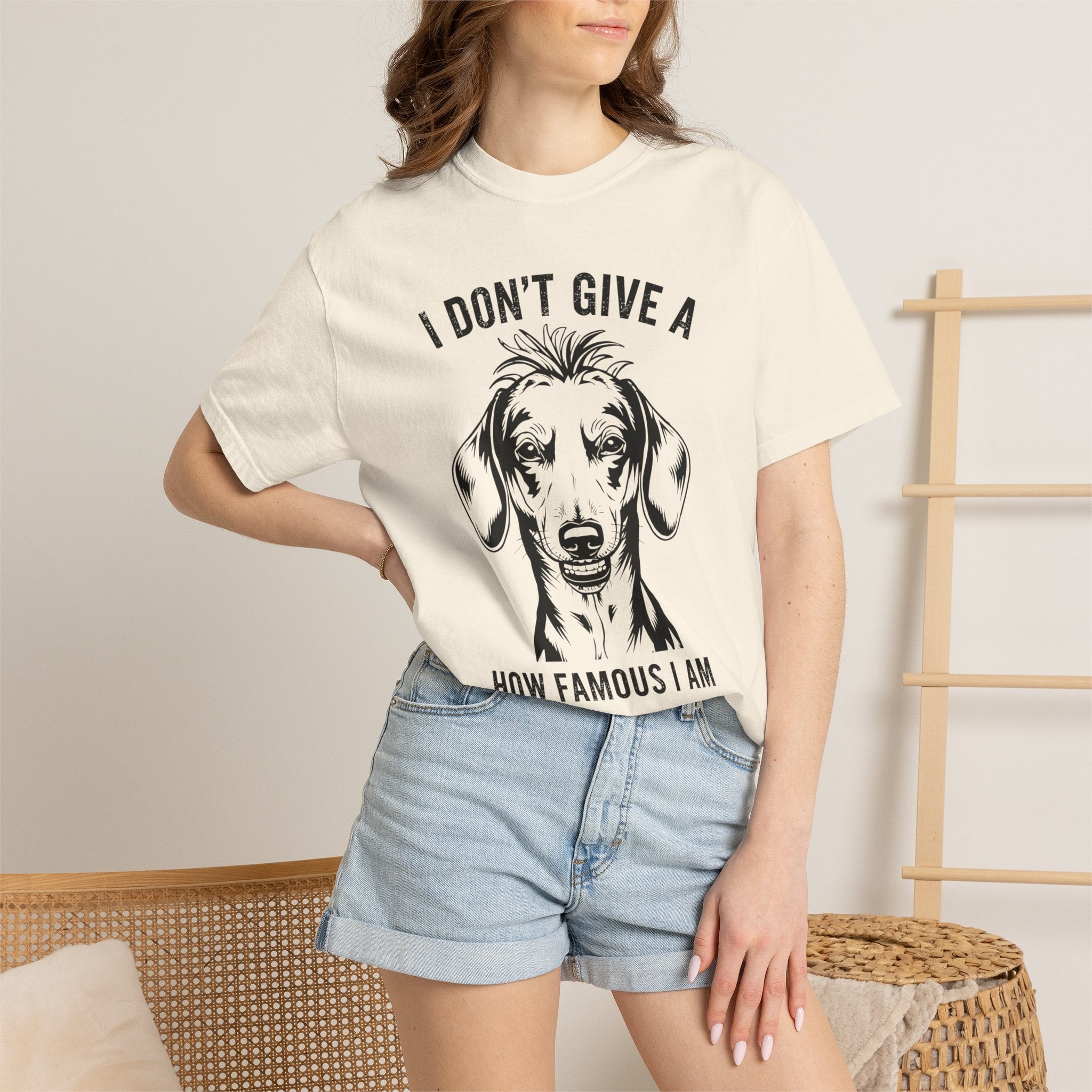 I Don't Give..How Famous - Doxie League Tee