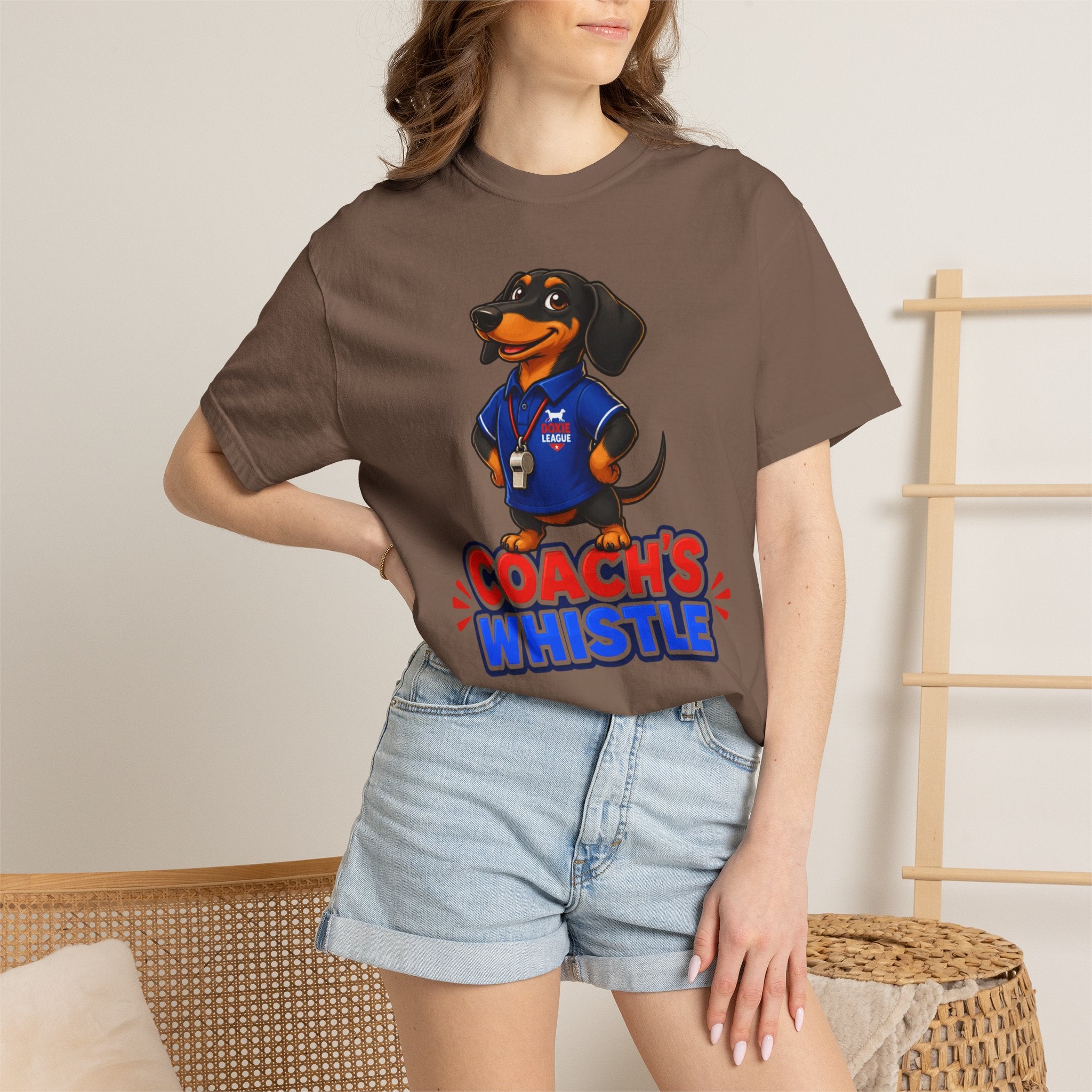 Coach's Whistle Dachshund Shirt — The Educational Series