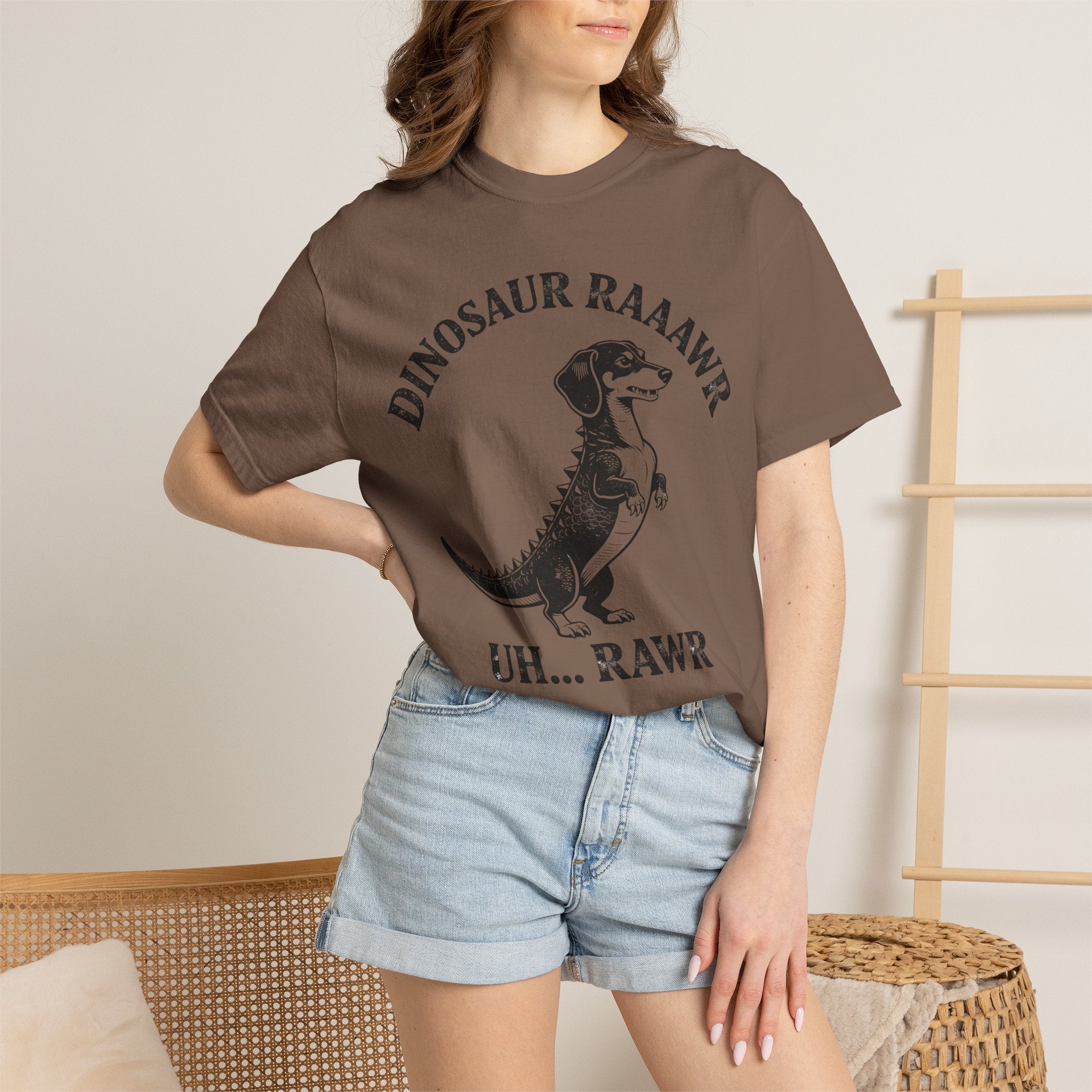 Dinosaur Rawr - Doxie League Tee